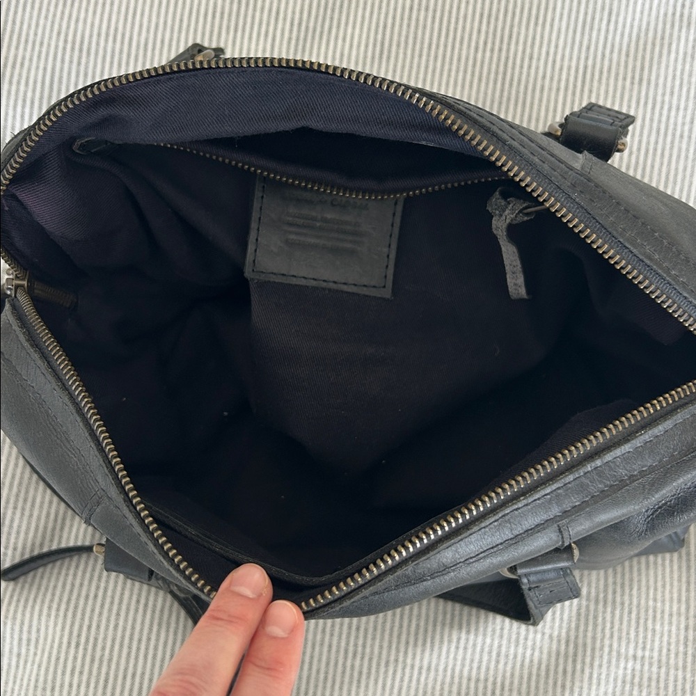 ABLE black leather bag - Picture 3 of 8